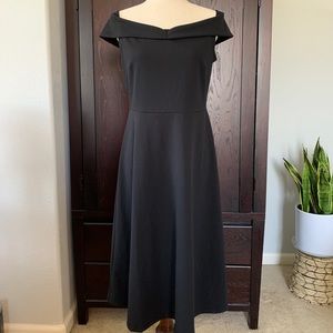Black off the shoulder dress